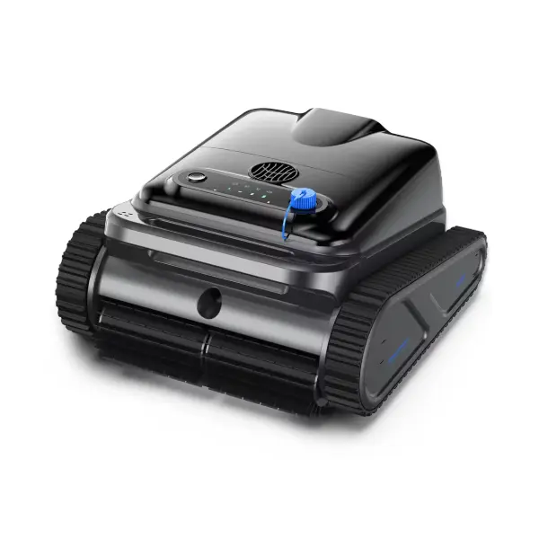 Robot do czyszczenia basenu, zdalnie sterowany za pomocą aplikacji