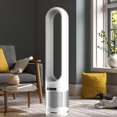Bezłopatkowy termowentylator z oczyszczaczem powietrza